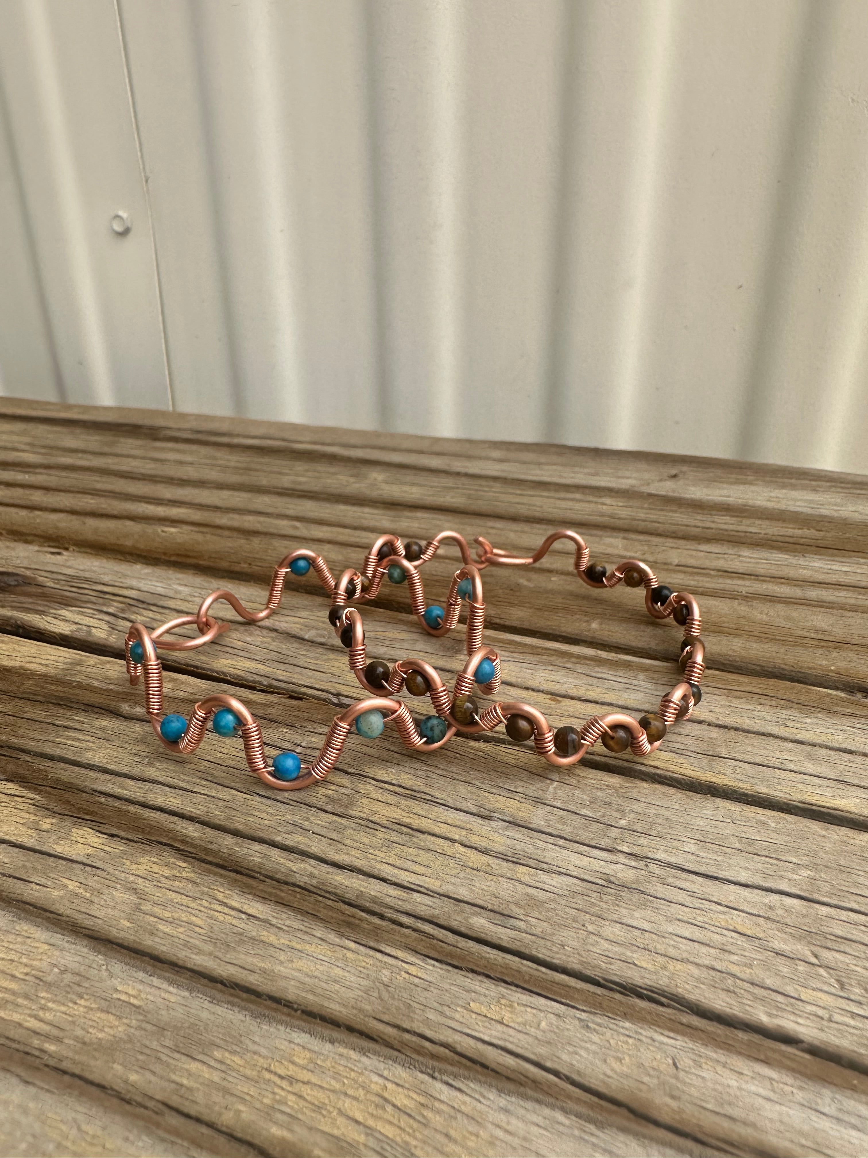 Copper Wave Bracelet