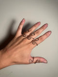Copper Curve Ring