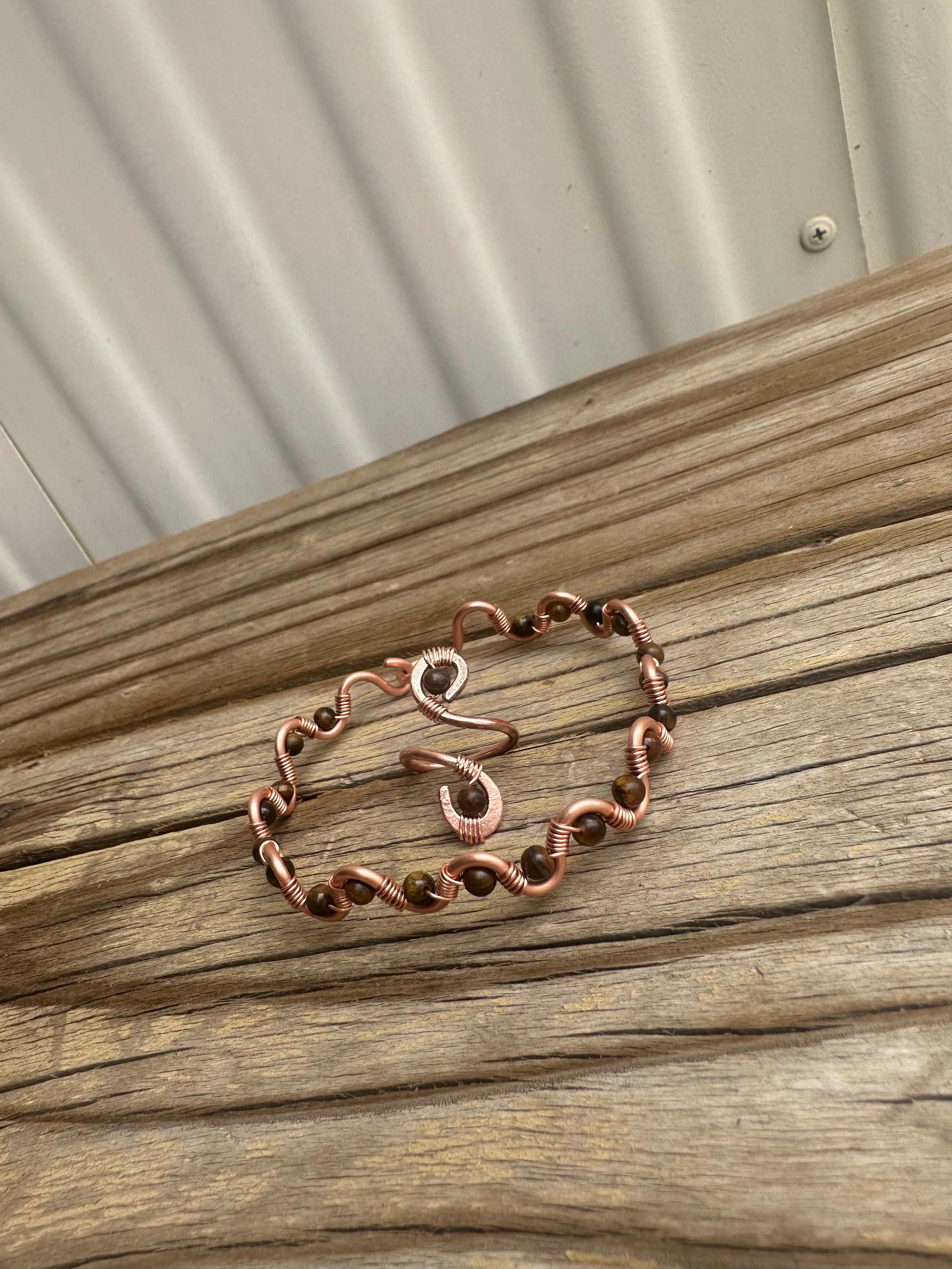 Copper Curve Ring