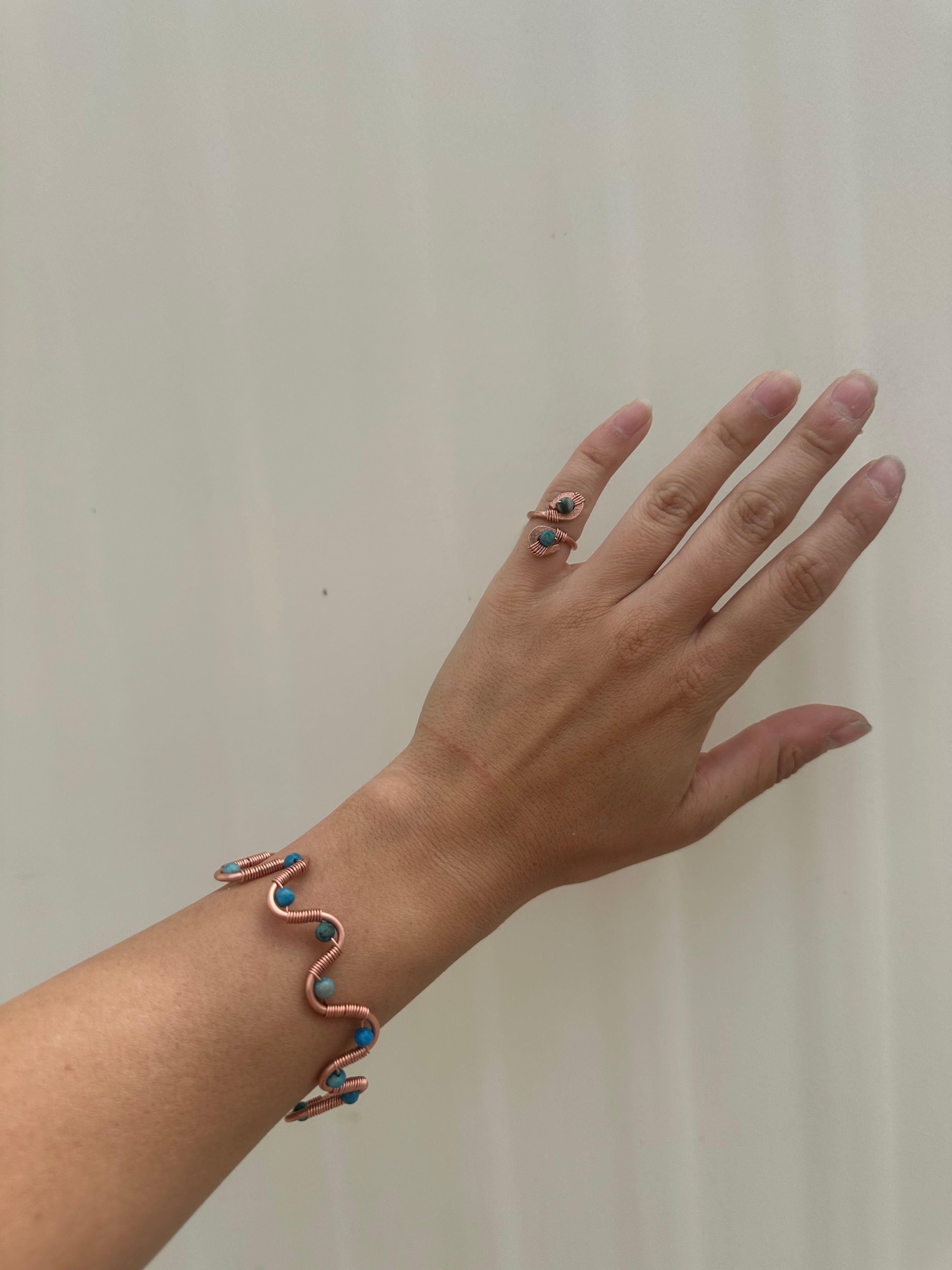 Copper Wave Bracelet