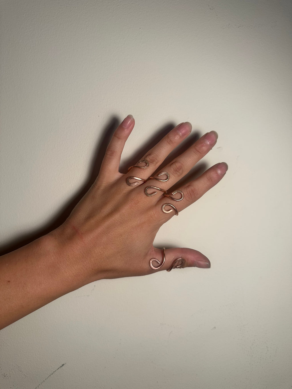 Copper Curve Ring